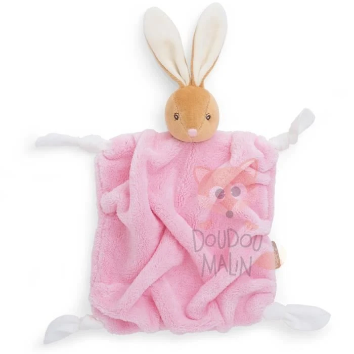 Kaloo PLume Doudou Plat Lapin Rose 1 Kaloo PLume Doudou Plat Lapin Rose