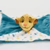 Disney Le Roi Lion Doudou Plat Simba Bleu Blanc 25 Cm