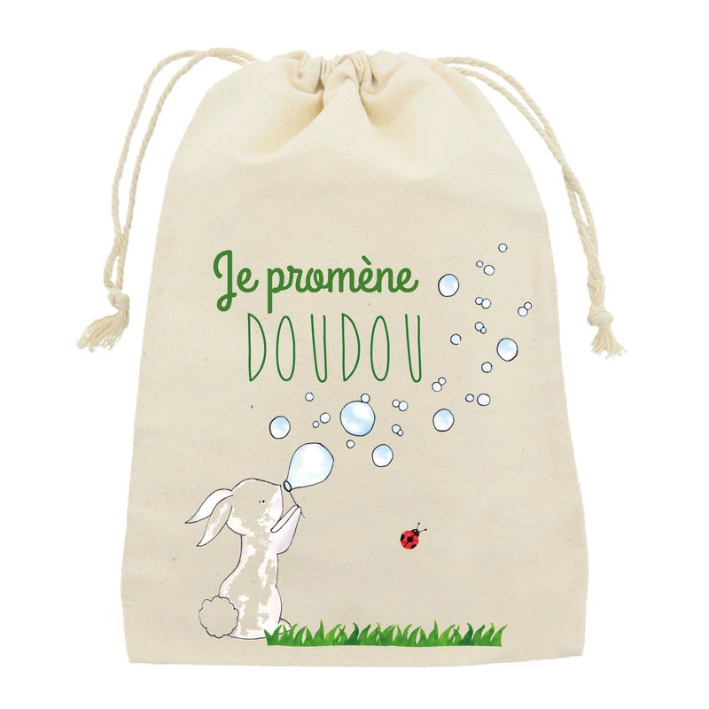 Sac à Doudou - Je Promène Doudou - 25*30 Cm 1 Sac à Doudou - Je Promène Doudou - 25*30 Cm