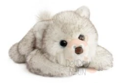 Histoire D'Ours Signature Peluche Chien Husky Gris Blanc 30 Cm