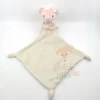 Mots D'enfants Doudou Souris Peluche Avec Mouchoir Rose Crème Tutu 30 Cm