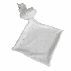 Nicotoy Spandex Doudou Plat Cygne Blanc 25 Cm