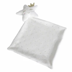 Nicotoy Spandex Doudou Plat Etoile Blanc 25 Cm