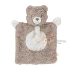 Sucre D'orge Tétinou Doudou Ours Chocolat Beige Blanc étoile
