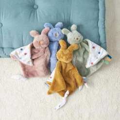 Nattou - Tipidou - Maxi Doudou Lapin Vert 40 Cm