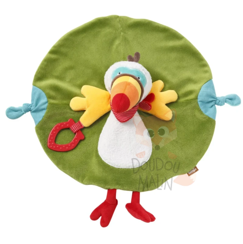 Babysun Doudou Toucan Oiseau Vert Rouge Jaune 30 Cm 1 Babysun Doudou Toucan Oiseau Vert Rouge Jaune 30 Cm