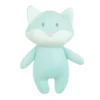Jemini - Tricotou - Mini Peluche Tricot Avec Hochet - Renard Vert 20 Cm