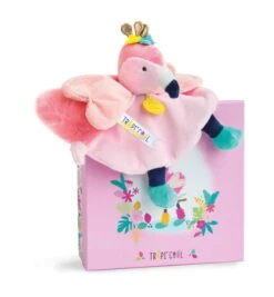 Doudou Et Compagnie - Tropi'COOL Flamant Rose Doudou Plat