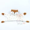 Zeeman Doudou Plat Renard Blanc Marron 25 Cm